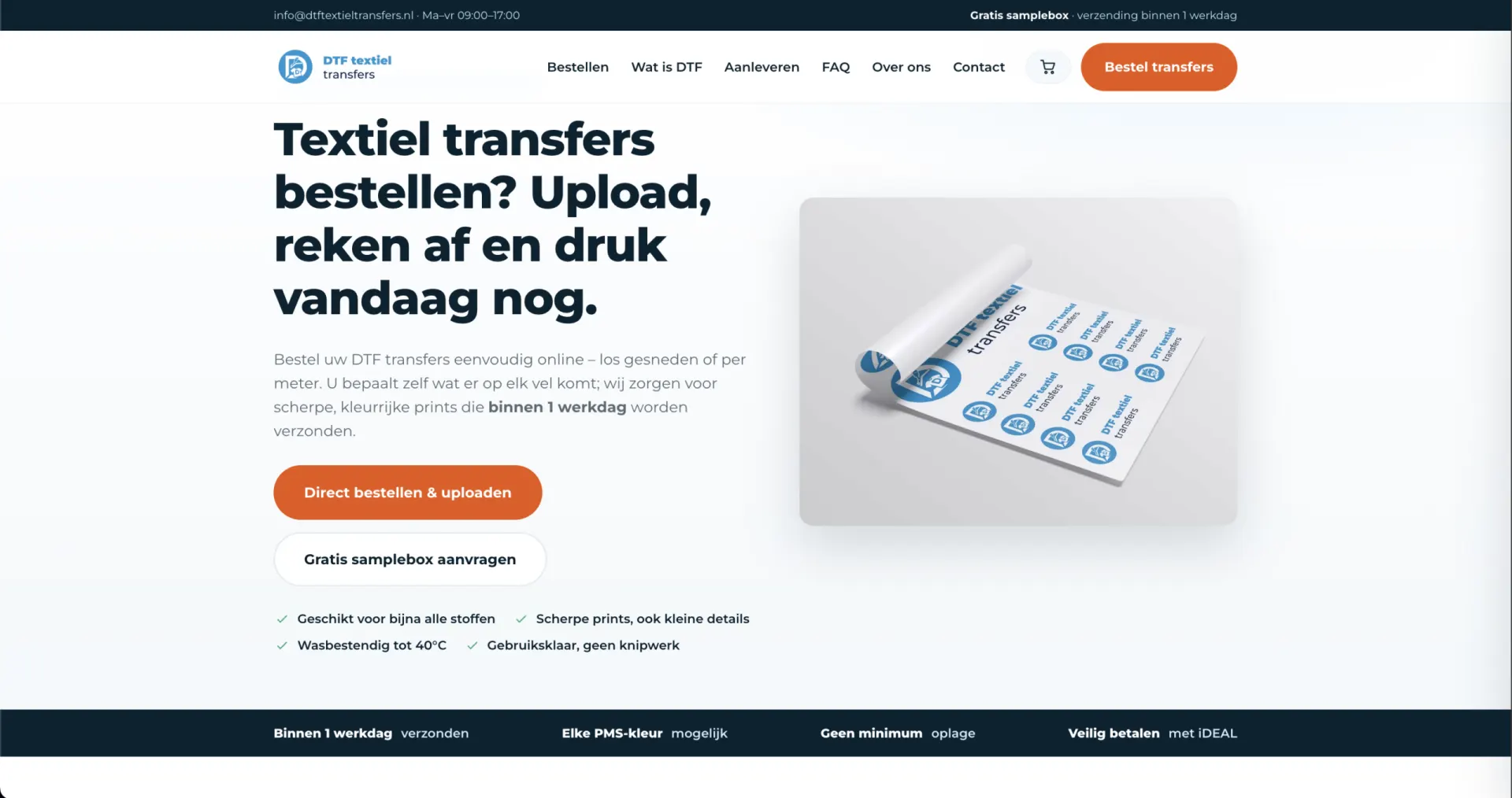 DTF Textieltransfers